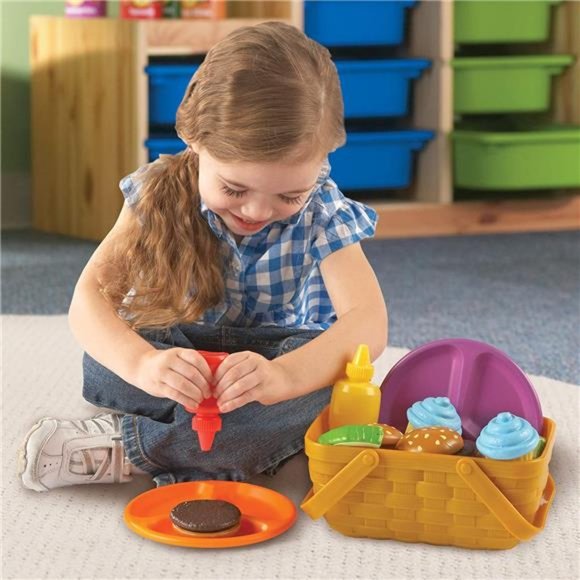 New Sprout Picnic Set-15 Pieces, Ages 18+ months, Pretend Play Food for Toddlers - Picture 5 of 7